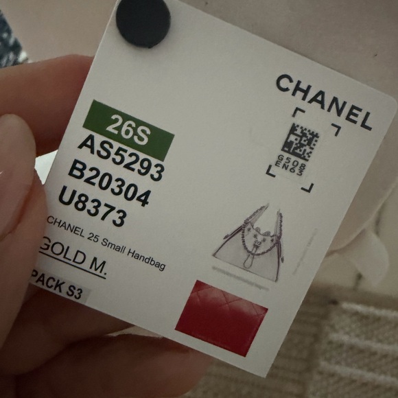 CHANEL orange 25 mini NWt - Picture 3 of 5